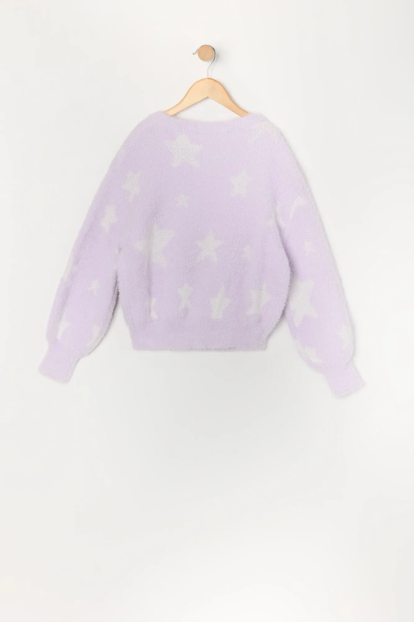 Girls Mossy Knit Sweater