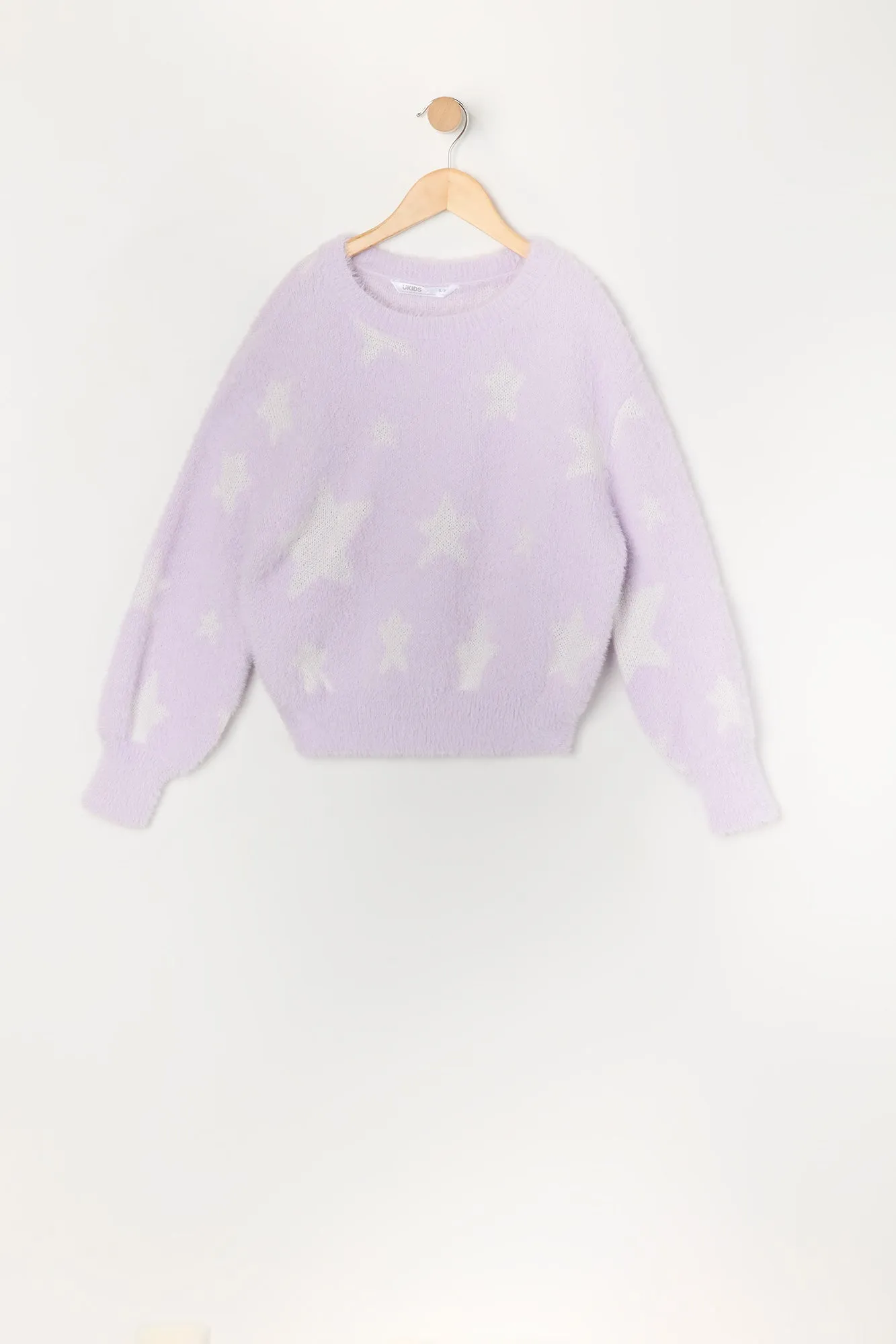 Girls Mossy Knit Sweater