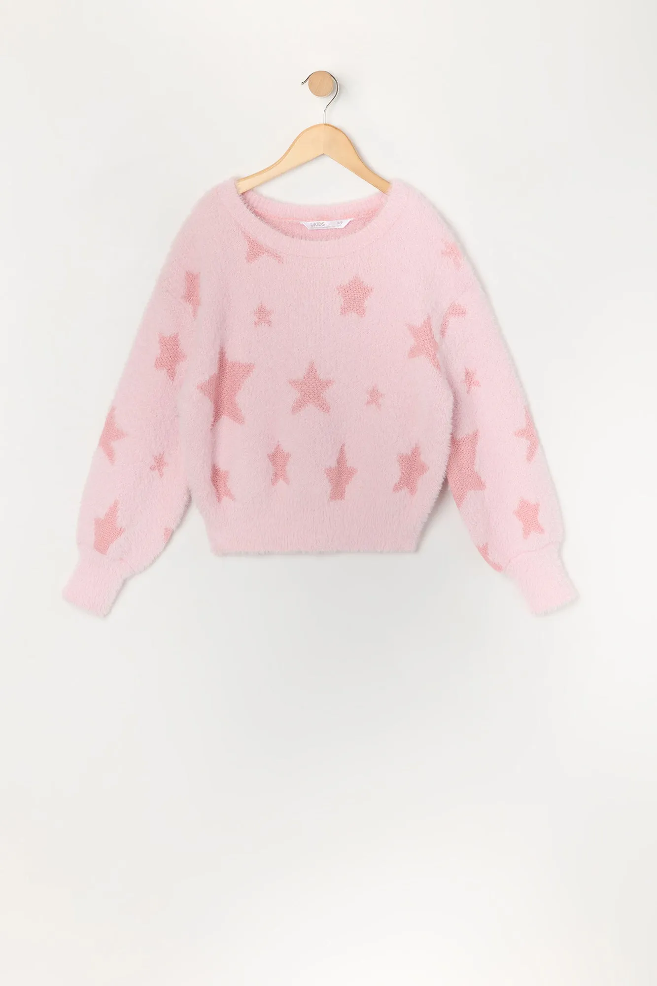 Girls Mossy Knit Sweater