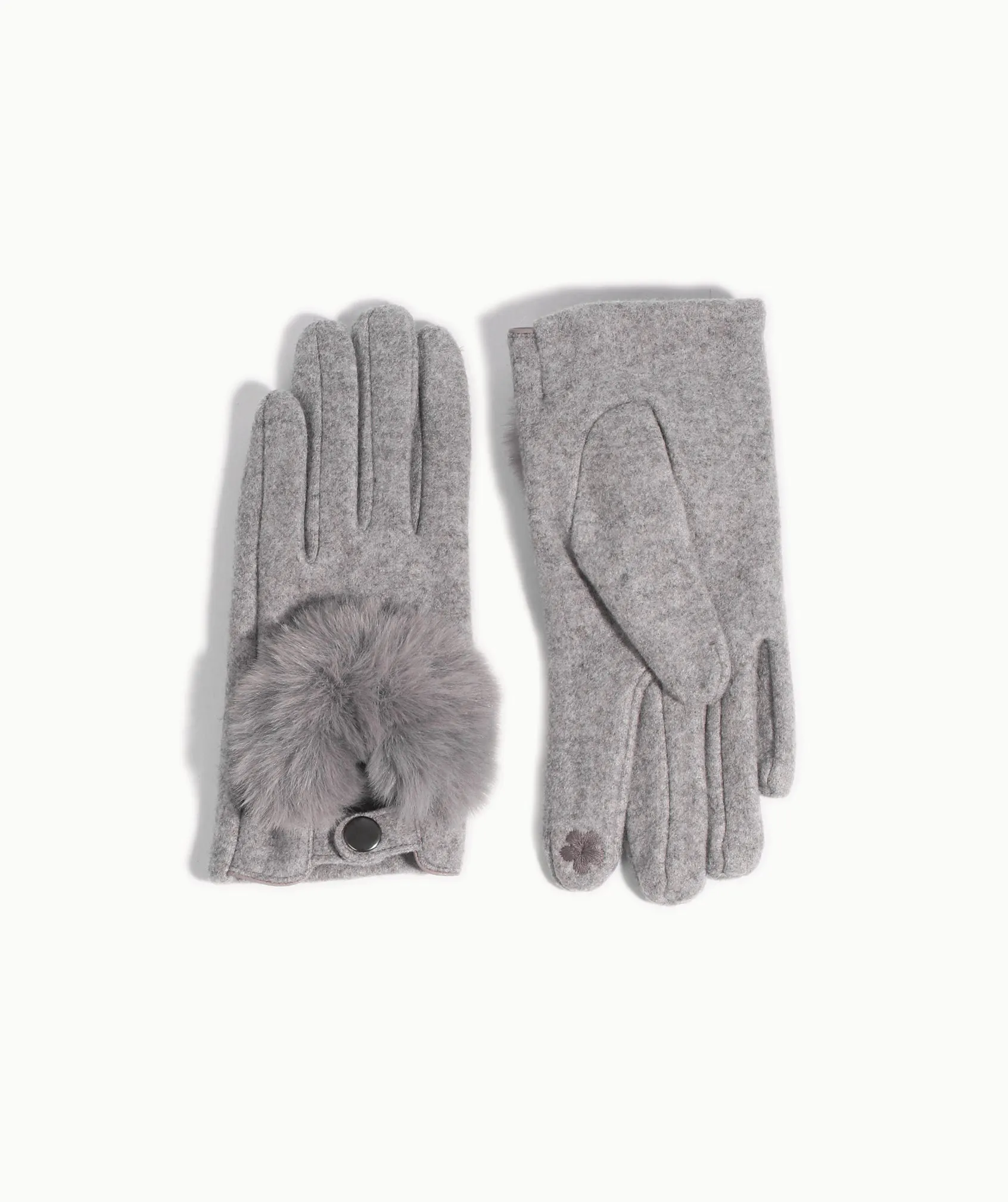 Hanna Glove - Silver Grey