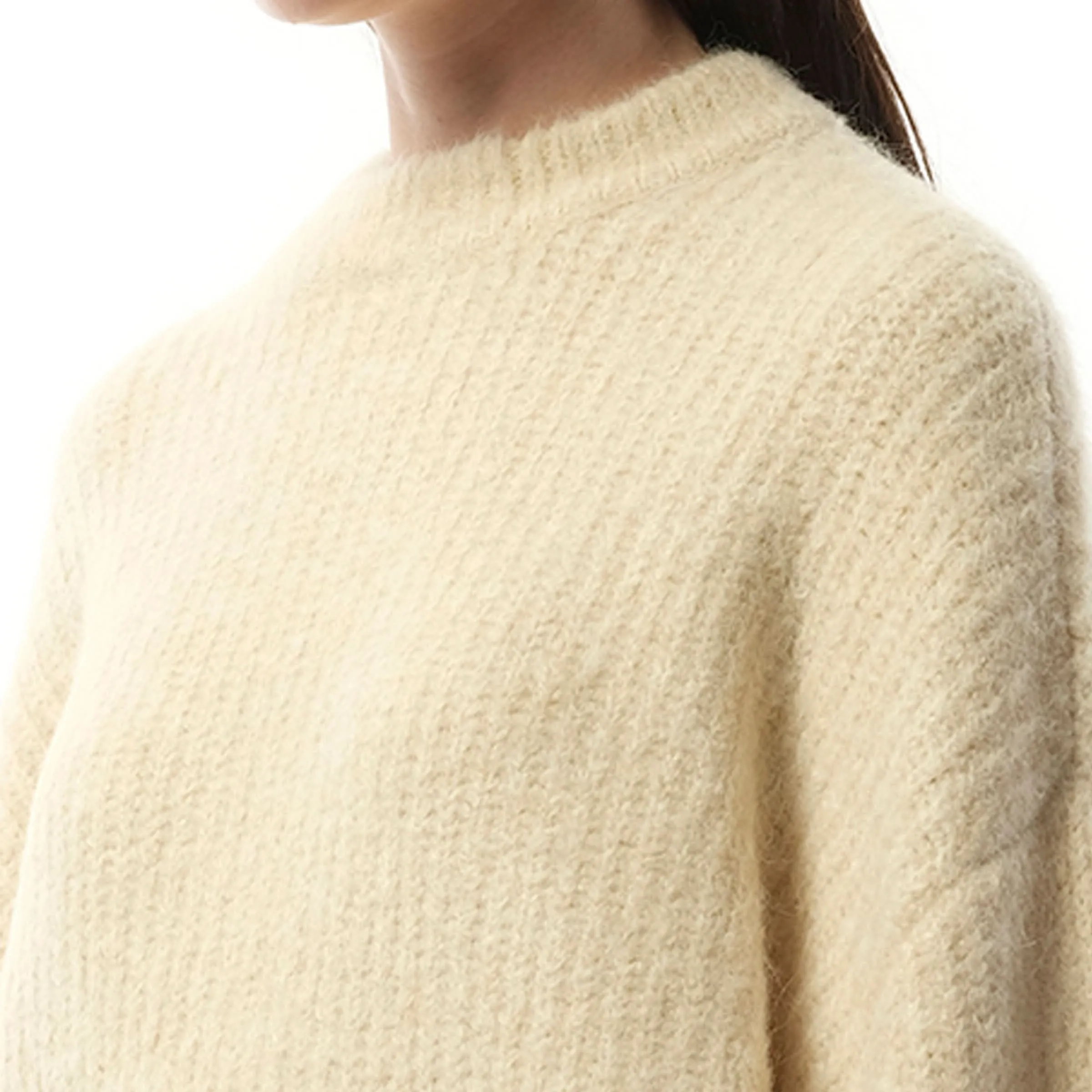 Heavy Knit Sweater in Vanilla