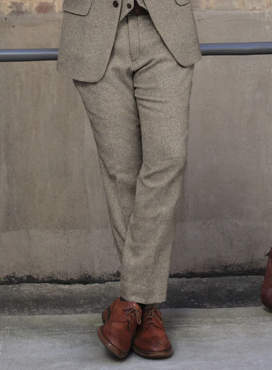 Highlander Greige Tweed Pants