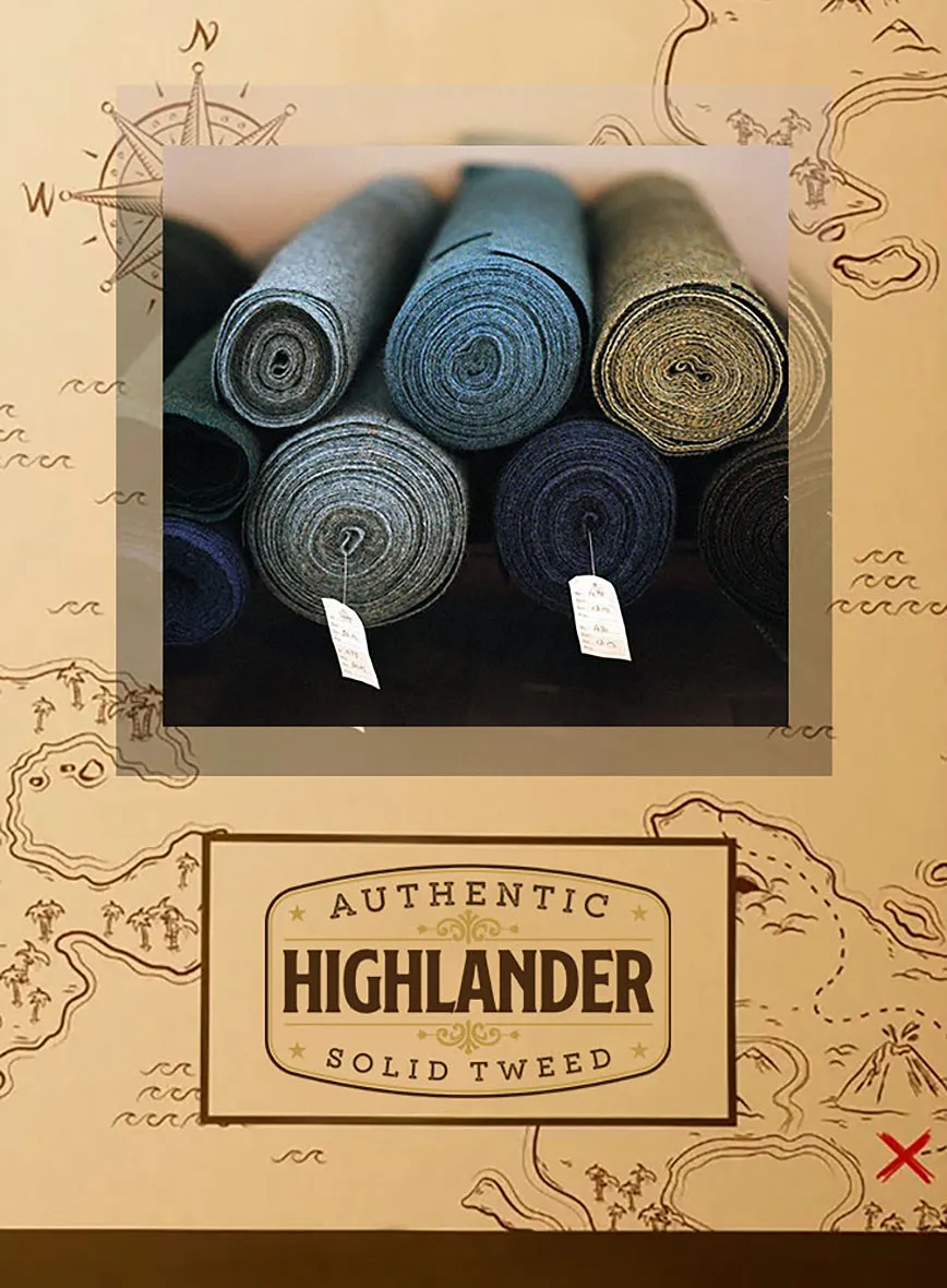 Highlander Greige Tweed Pants