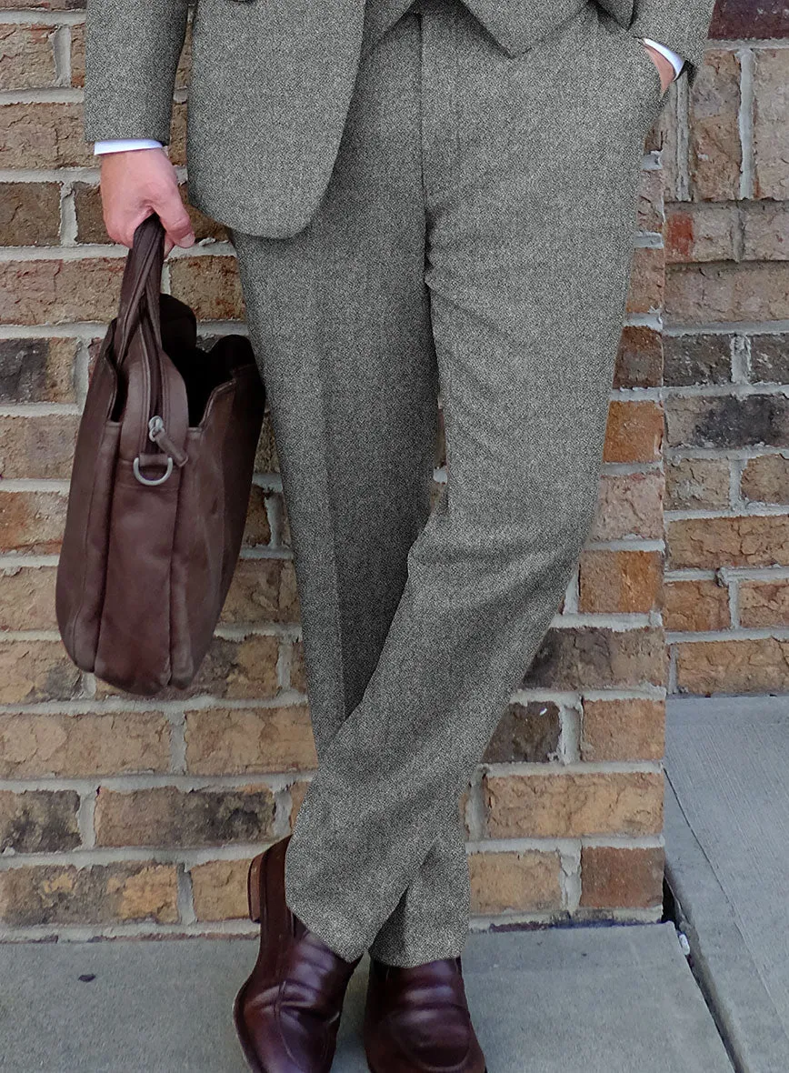 Highlander Light Gray Tweed Pants