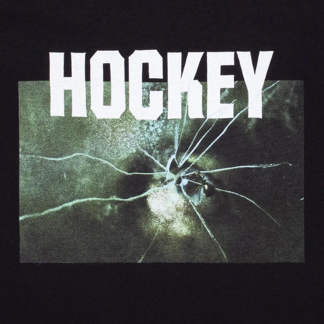 HOCKEY THIN ICE T SHIRT BLACK