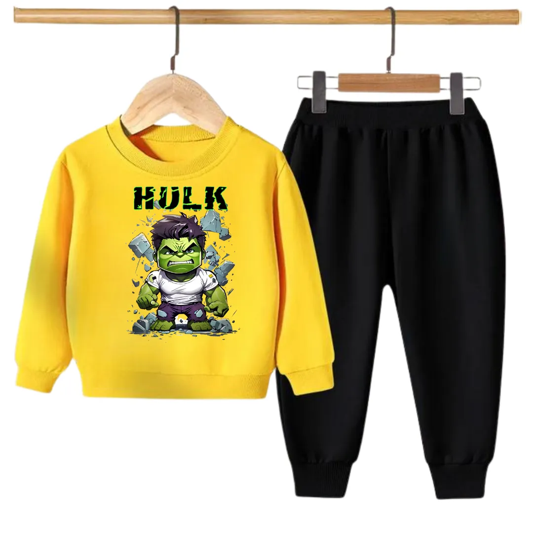 HULK PRINTED SWEATSHIRT SET