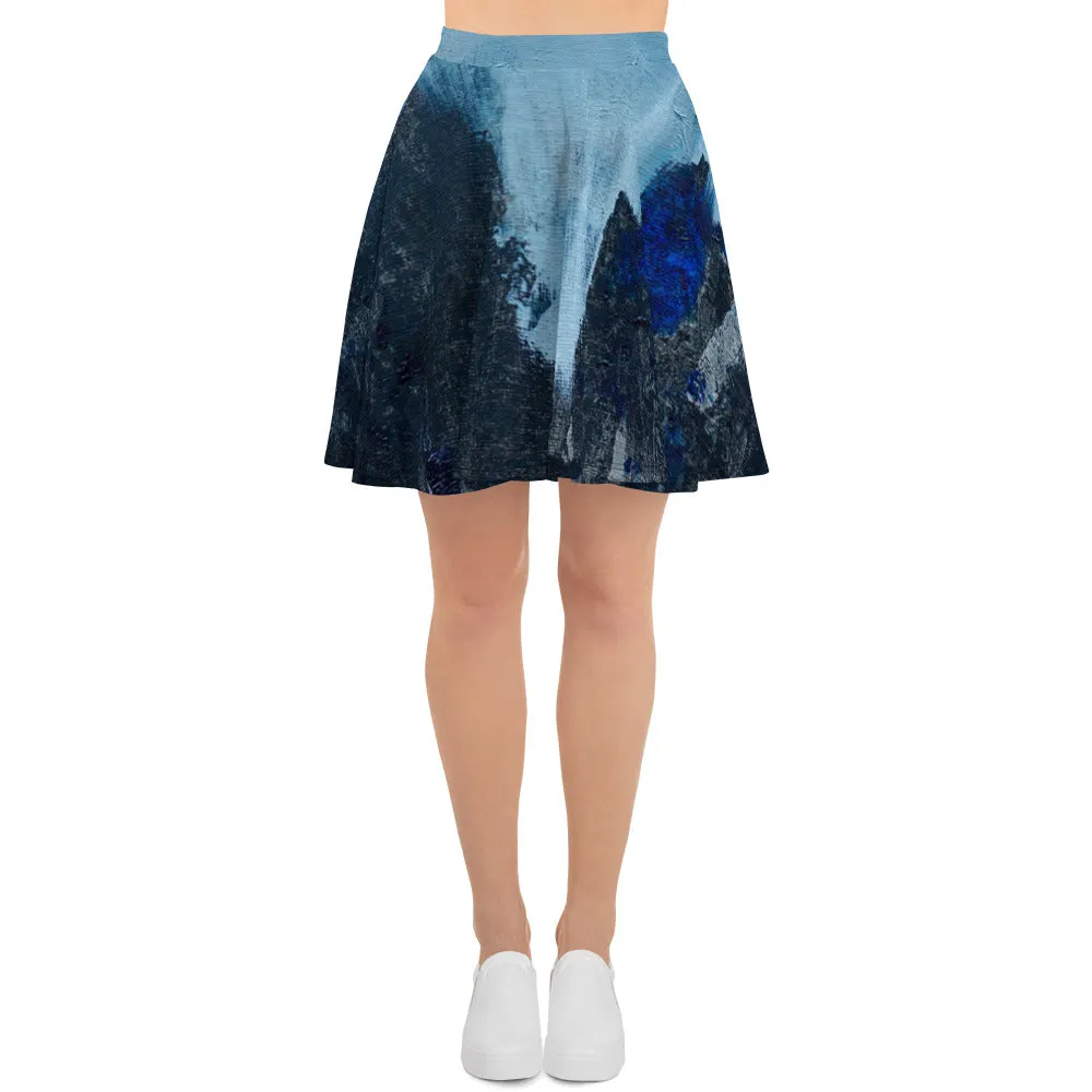 Ice Blue Skater Skirt