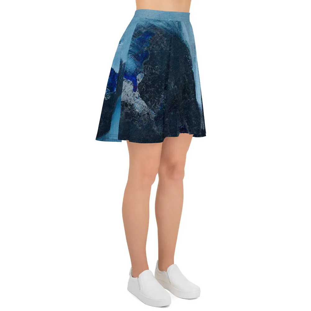 Ice Blue Skater Skirt