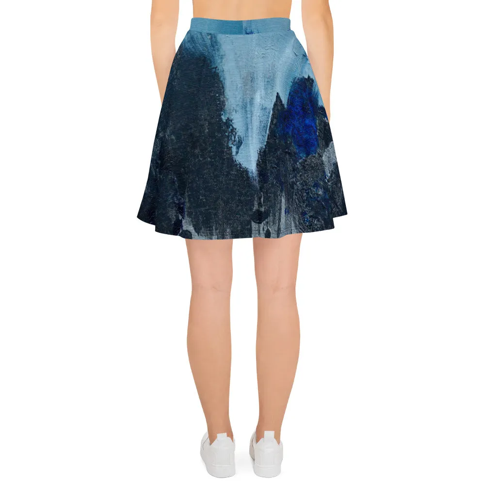 Ice Blue Skater Skirt