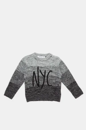 Infant Boys Grey NYC Pullover