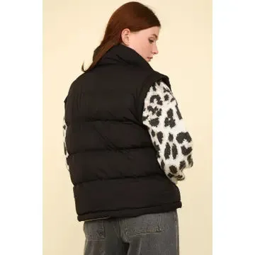 It's Like That Black Puffer Vest