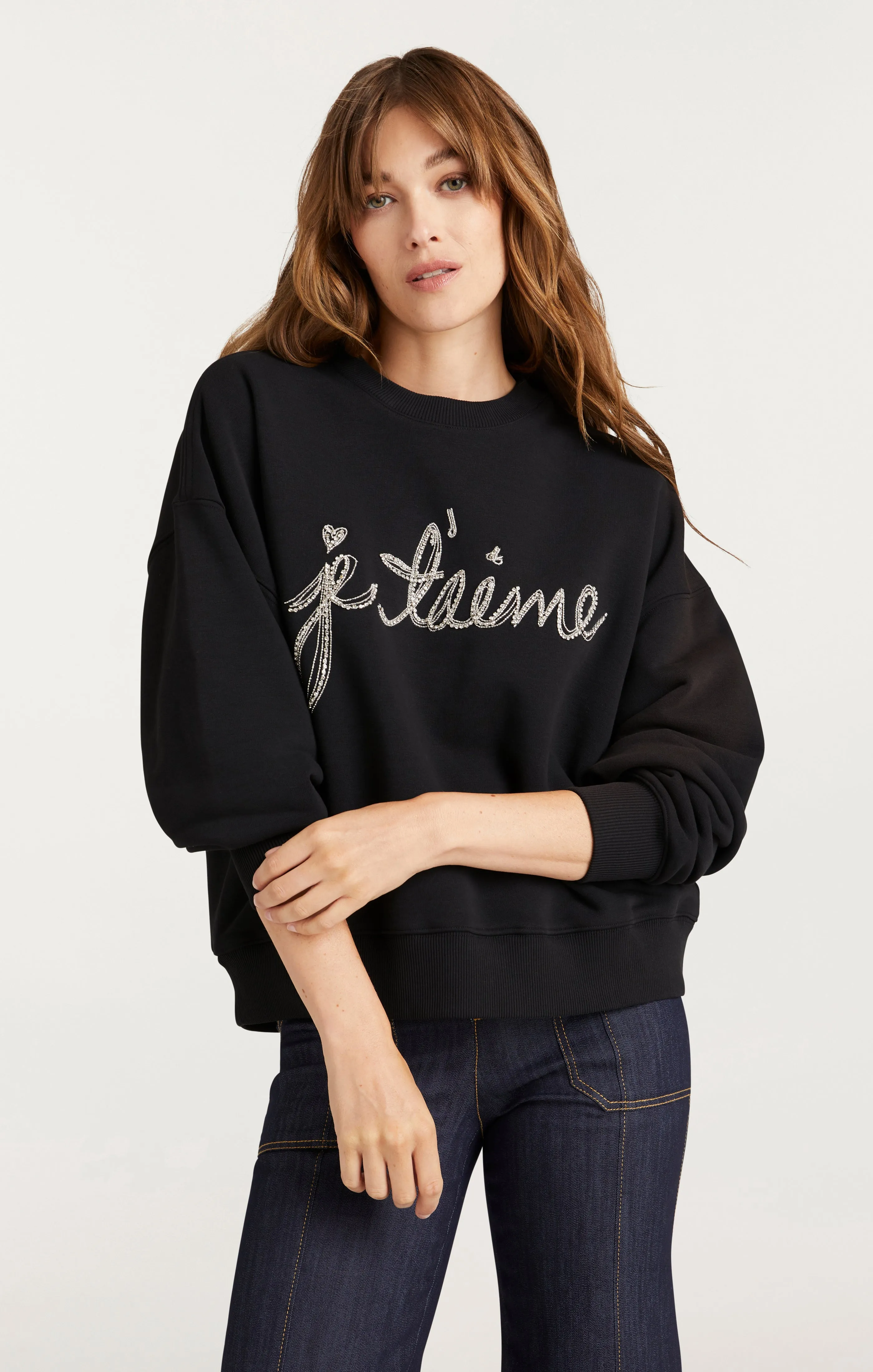 Je T'aime Chain Brandy Pullover