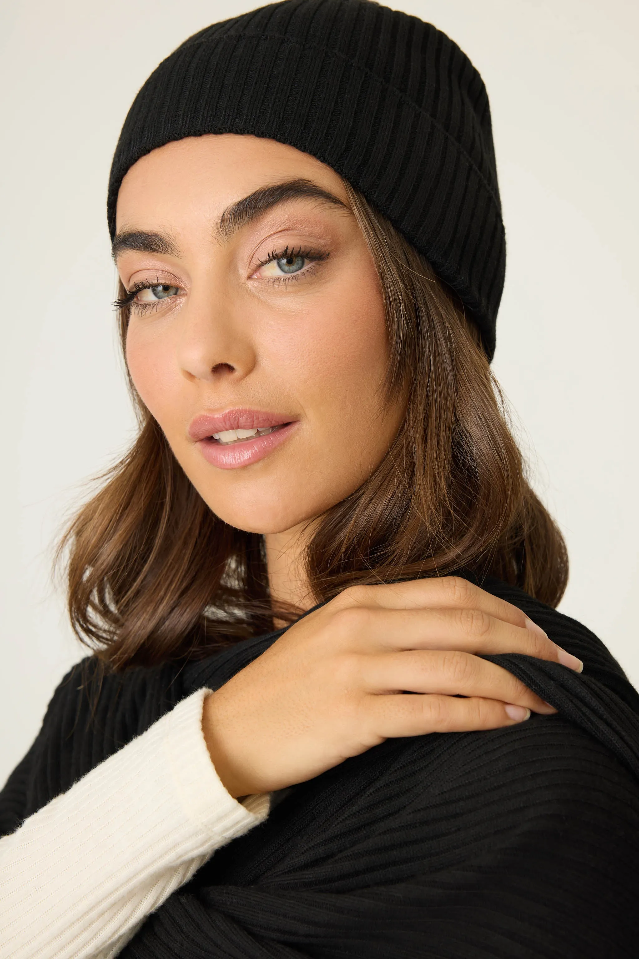 Jet Set Luxe Rib Beanie