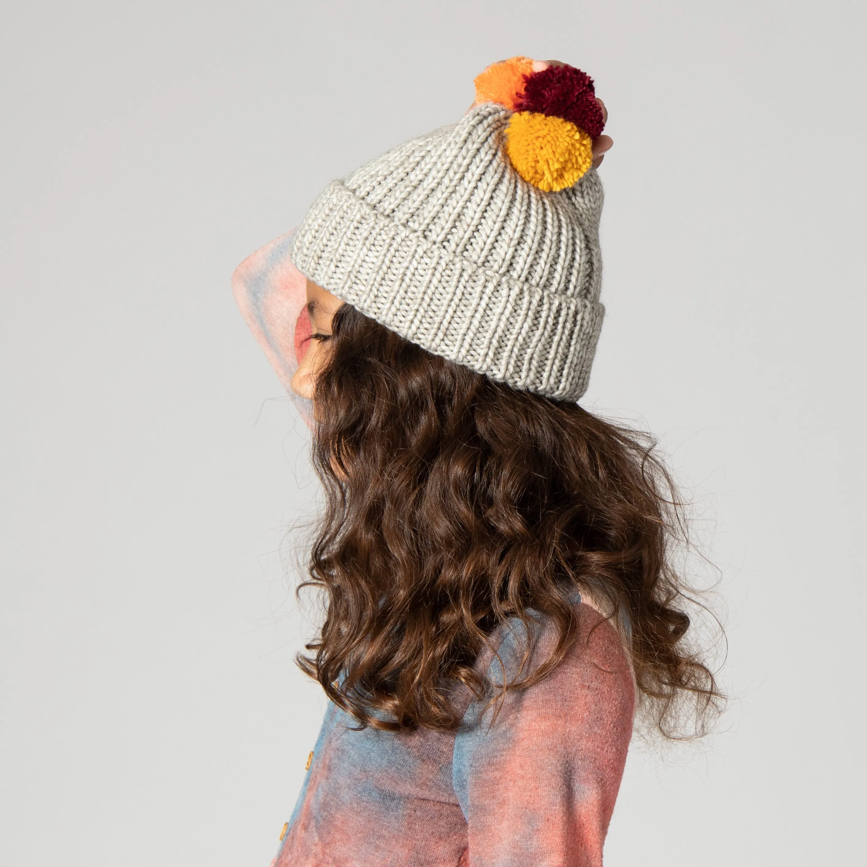 Kids Beanie with Pom