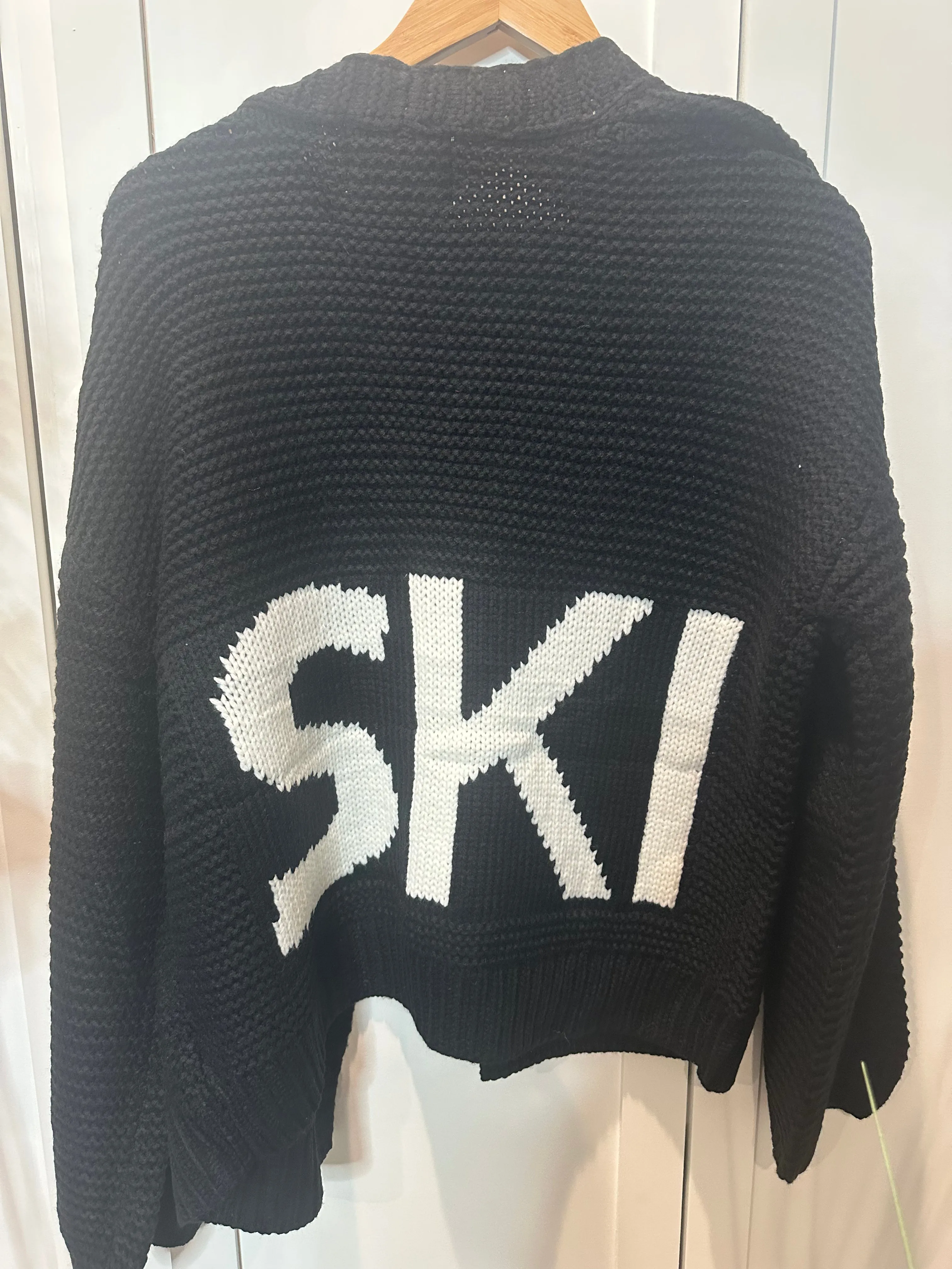 KNIT SKI CARDIGAN