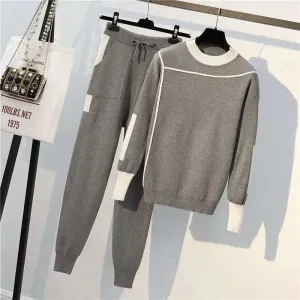 Knitted Autumn Tracksuit