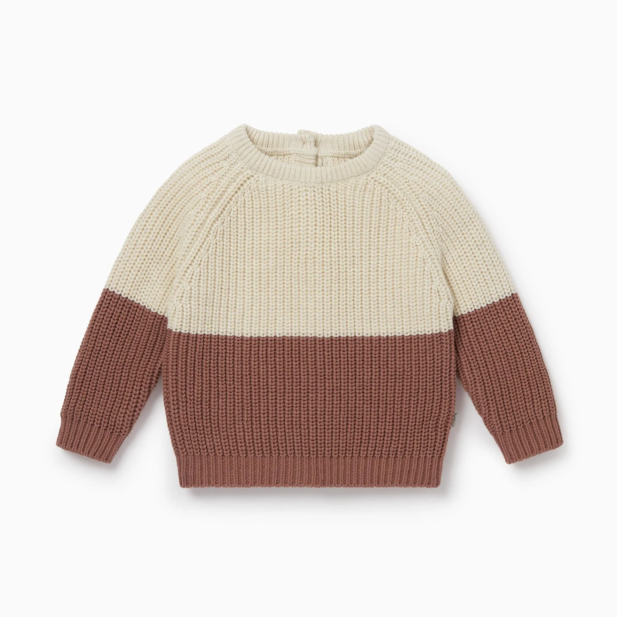 Knitted Colourblock Jumper