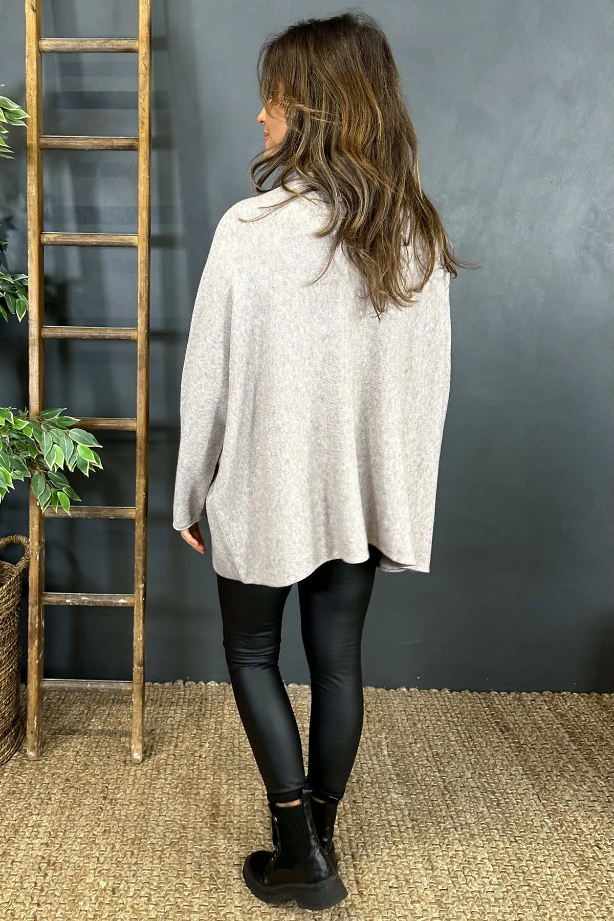 Leah Knitted Jumper Mocha