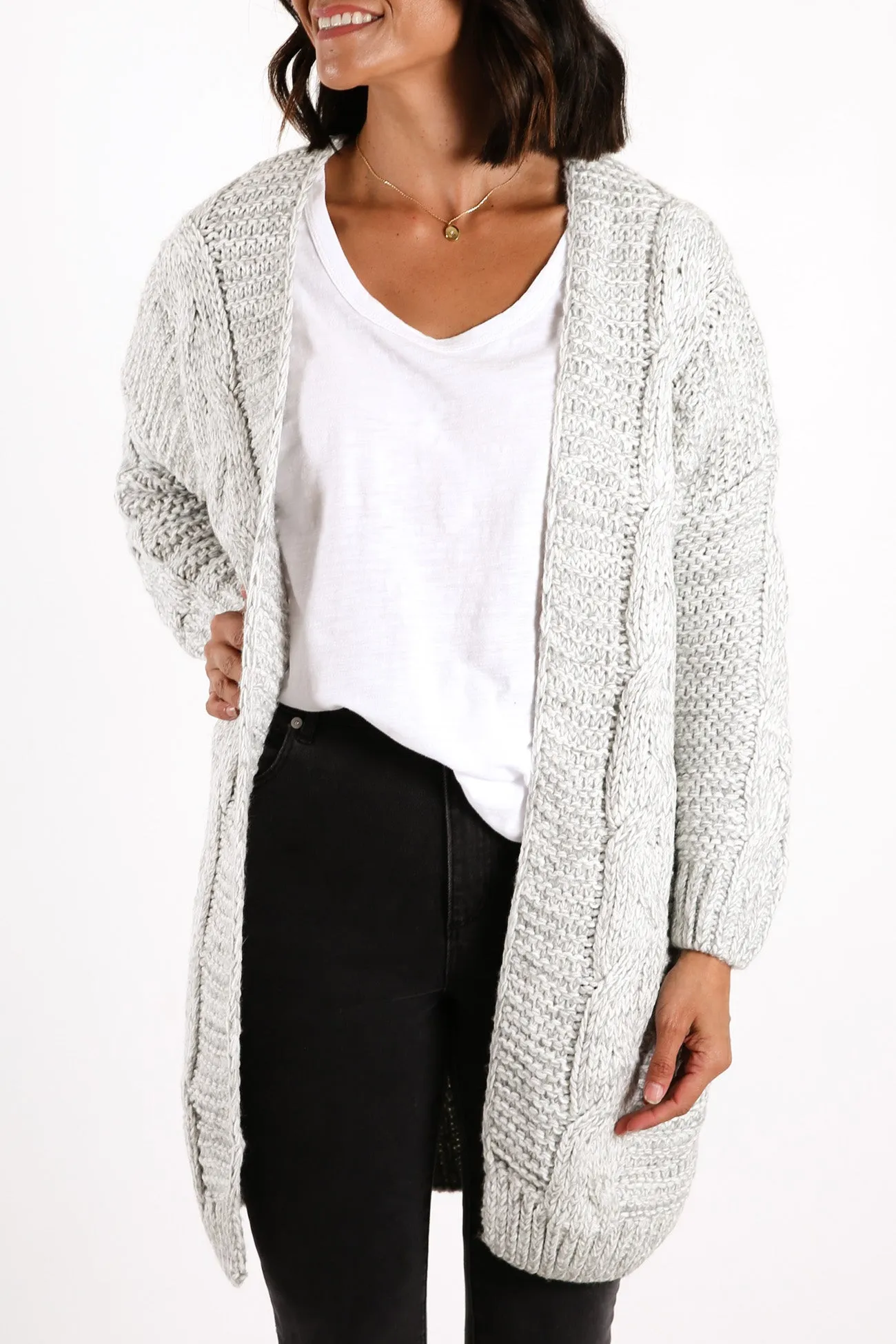 Lilli Knit Cardigan Grey