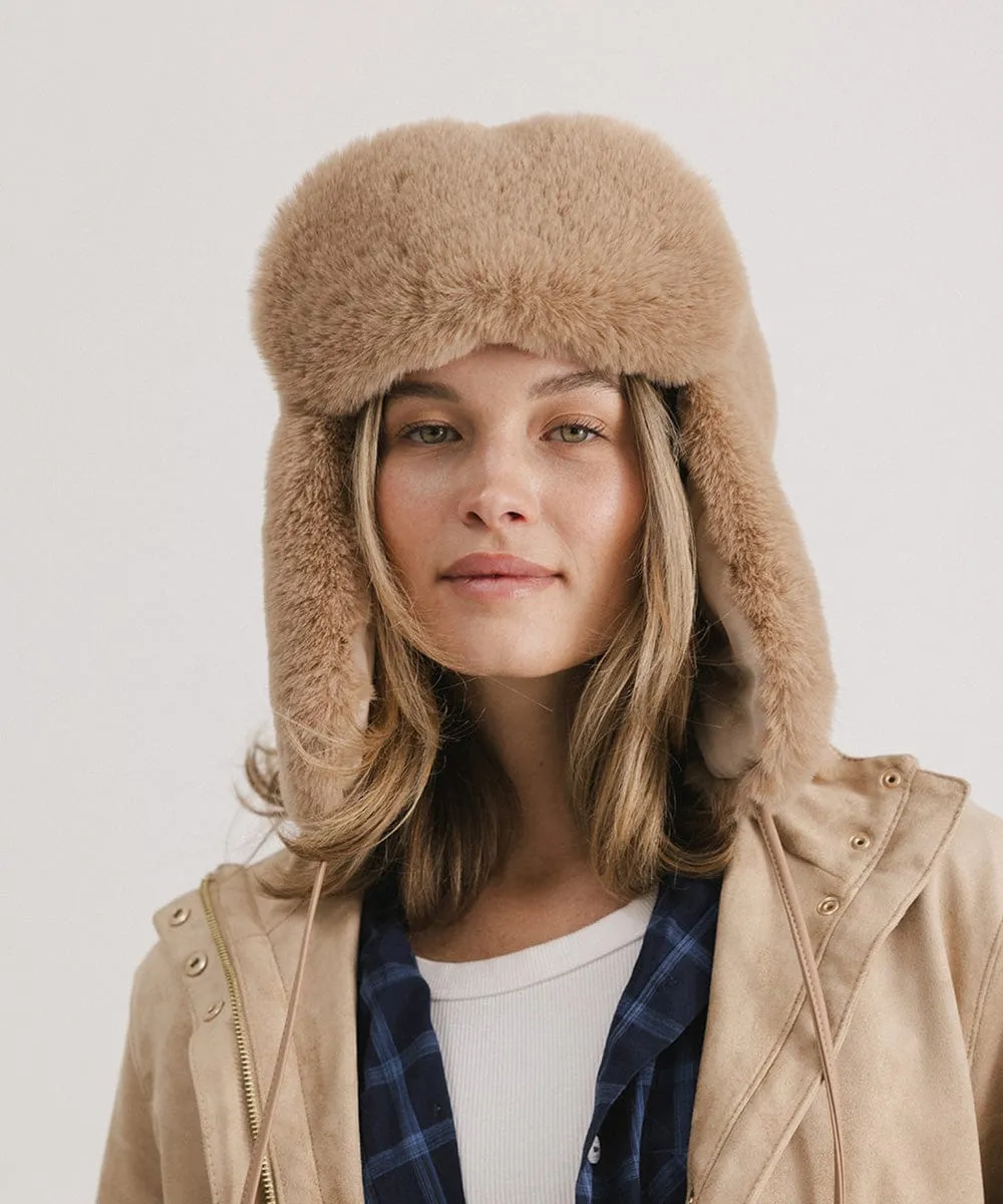 Logan Faux Fur Trapper Hat