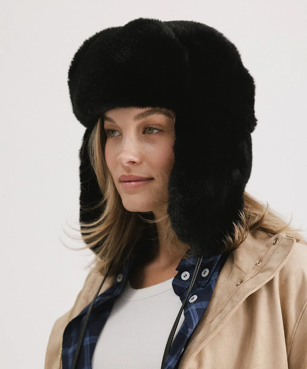 Logan Faux Fur Trapper Hat