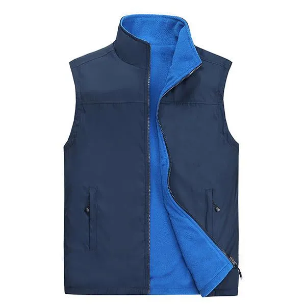 MEN'S FLEECE REVERSIBLE VEST