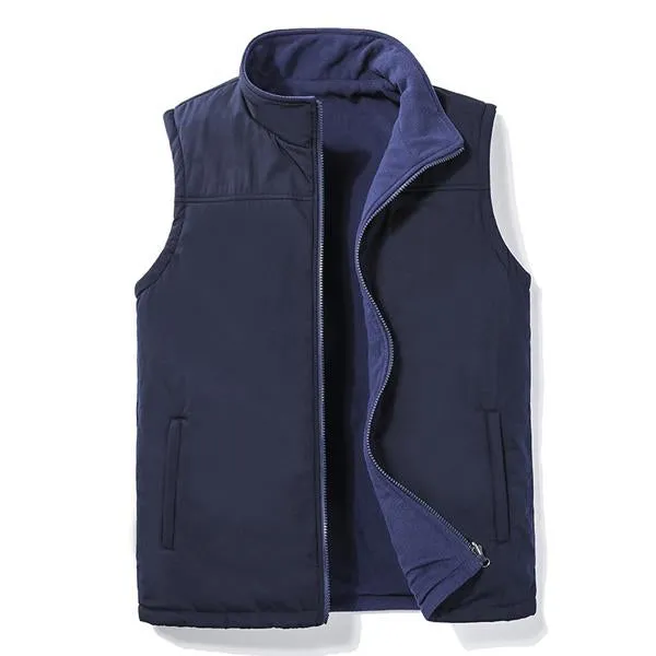 MEN'S FLEECE REVERSIBLE VEST