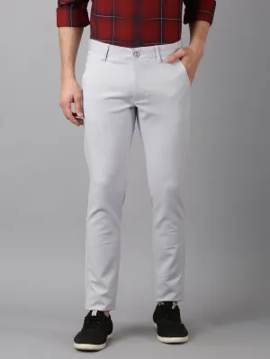 MEN'S GREY SLIM FIT TROUSER