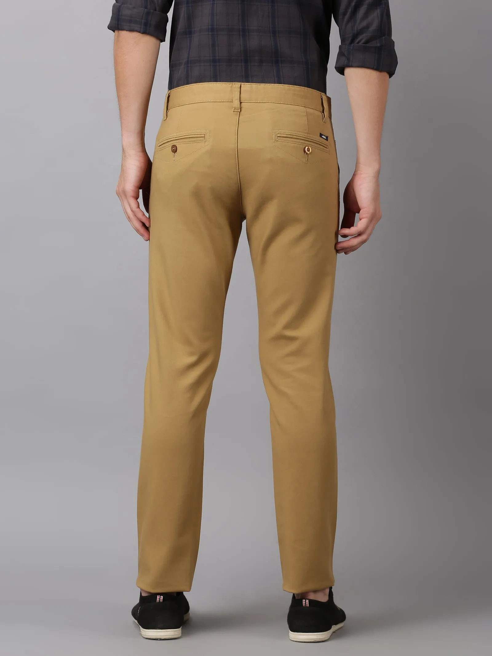 MEN'S KHAKI SLIM FIT TROUSER