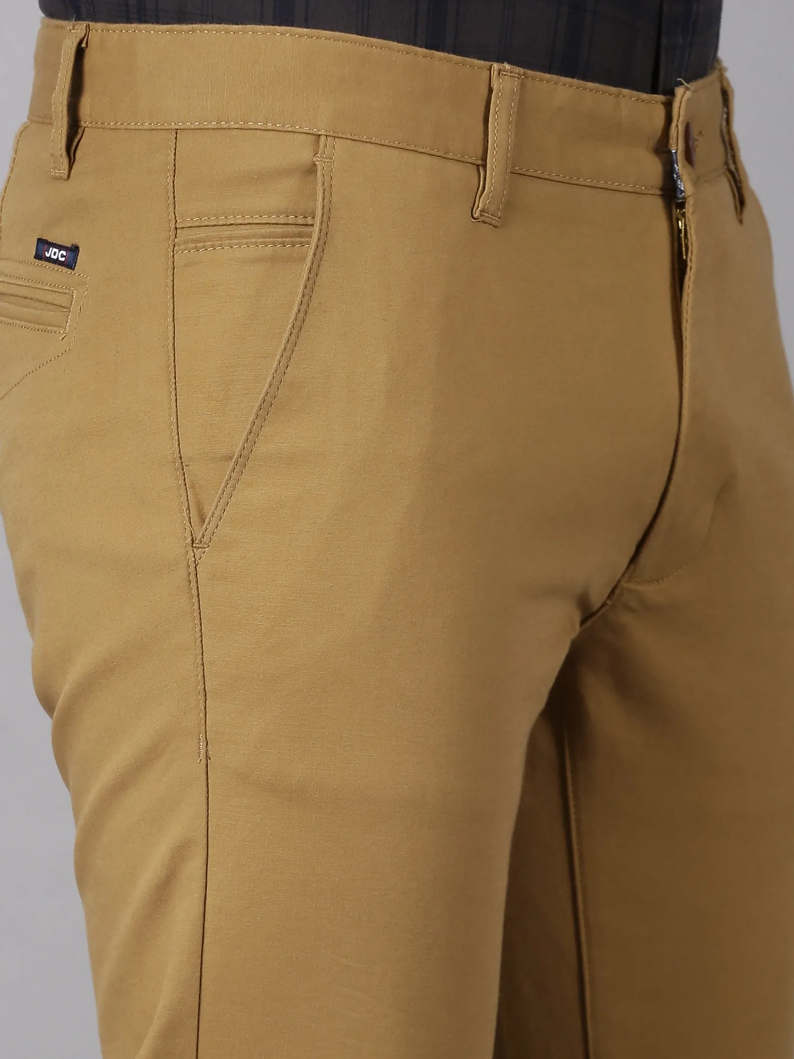 MEN'S KHAKI SLIM FIT TROUSER