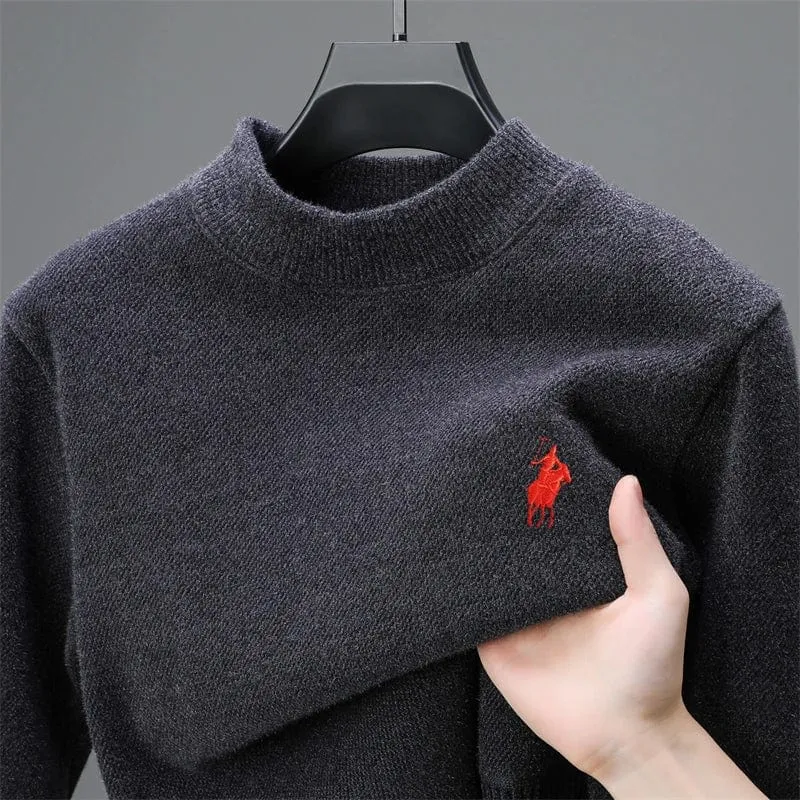 Men's Luxury brand embroidered sweater designer new round neck