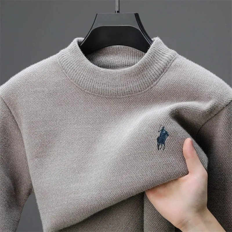 Men's Luxury brand embroidered sweater designer new round neck