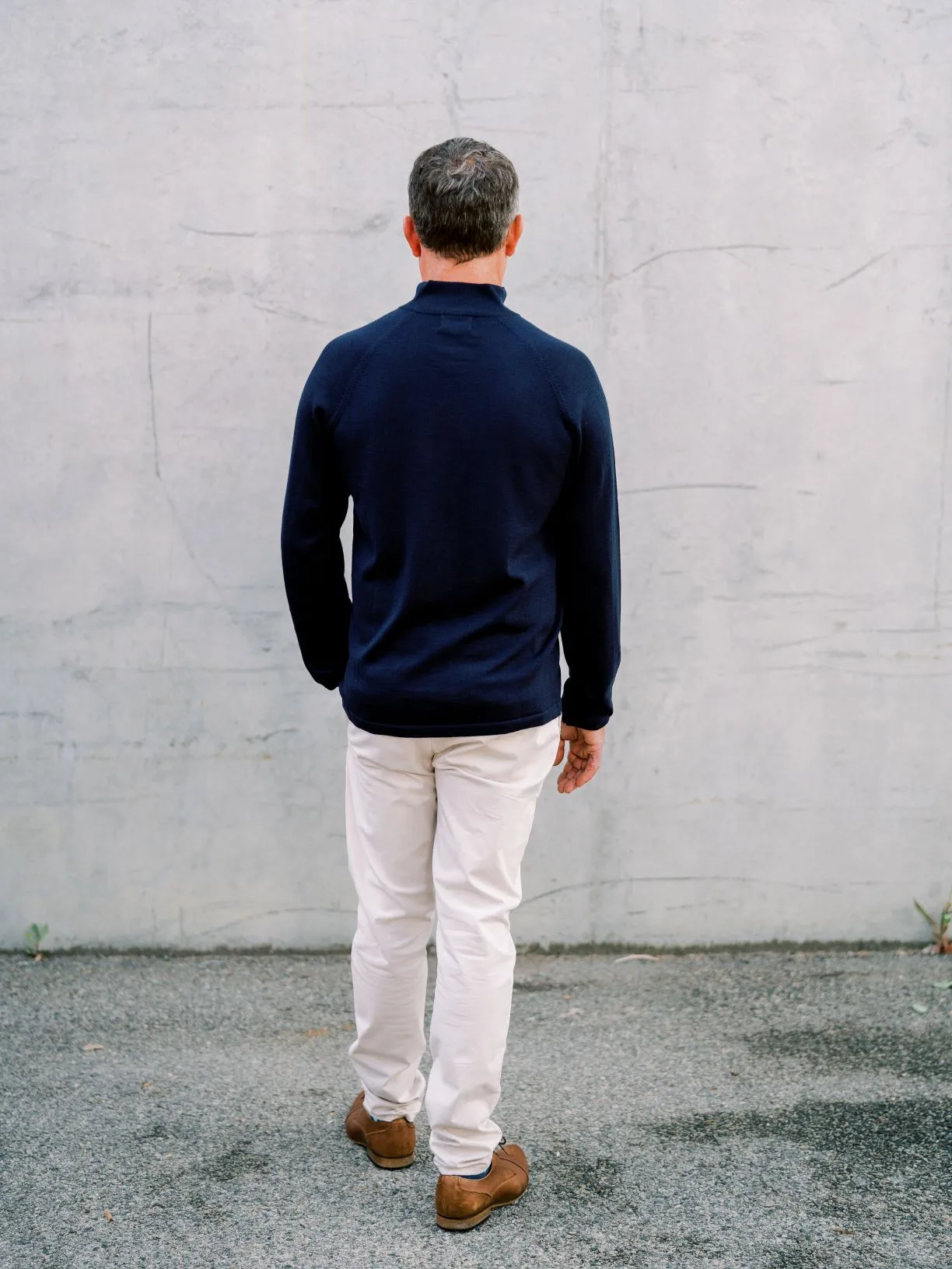 Men's Navy Swoolly - 100% WA Merino Wool