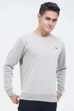 Mens "DELMAS" Crewneck Long Sleeves Sweat Shirt