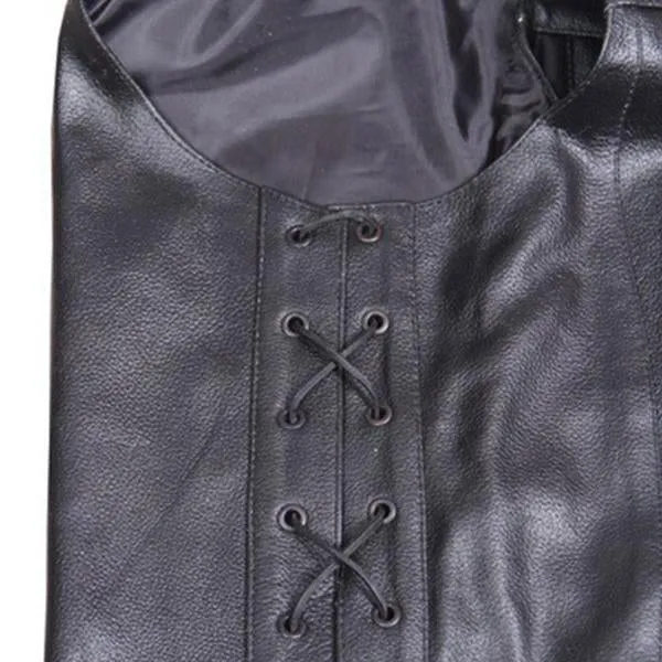 MEN'S SINGLE BREASTED SIDE TIE VEST 66687698M