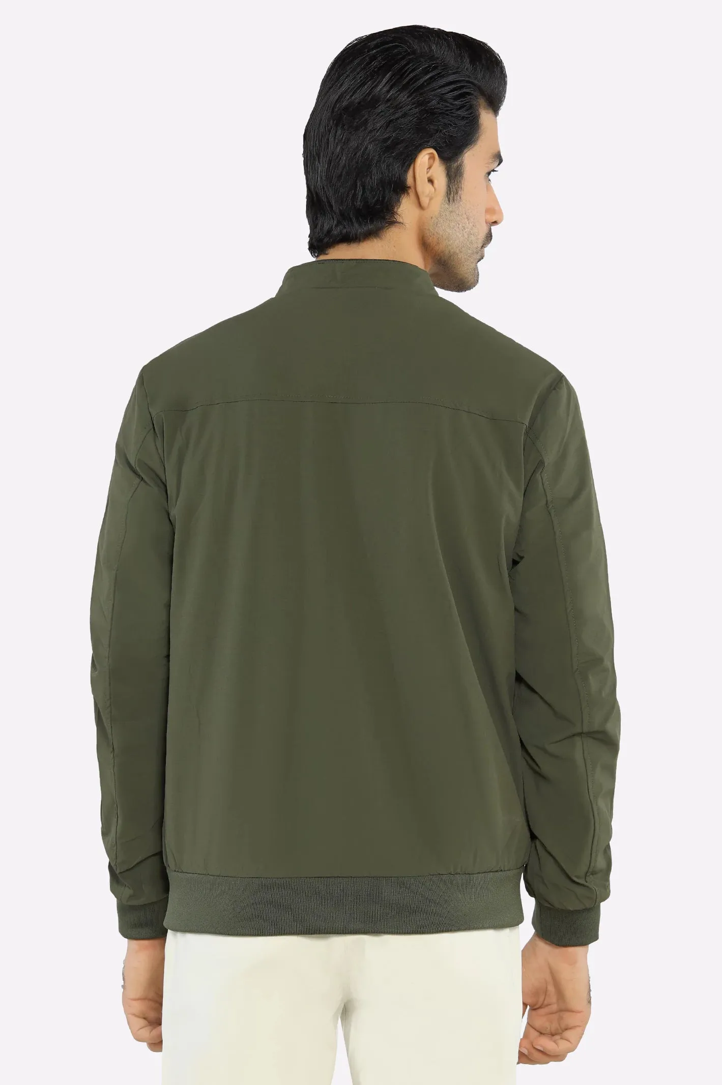 Men’s Lightweight Stretchable Green Jacket