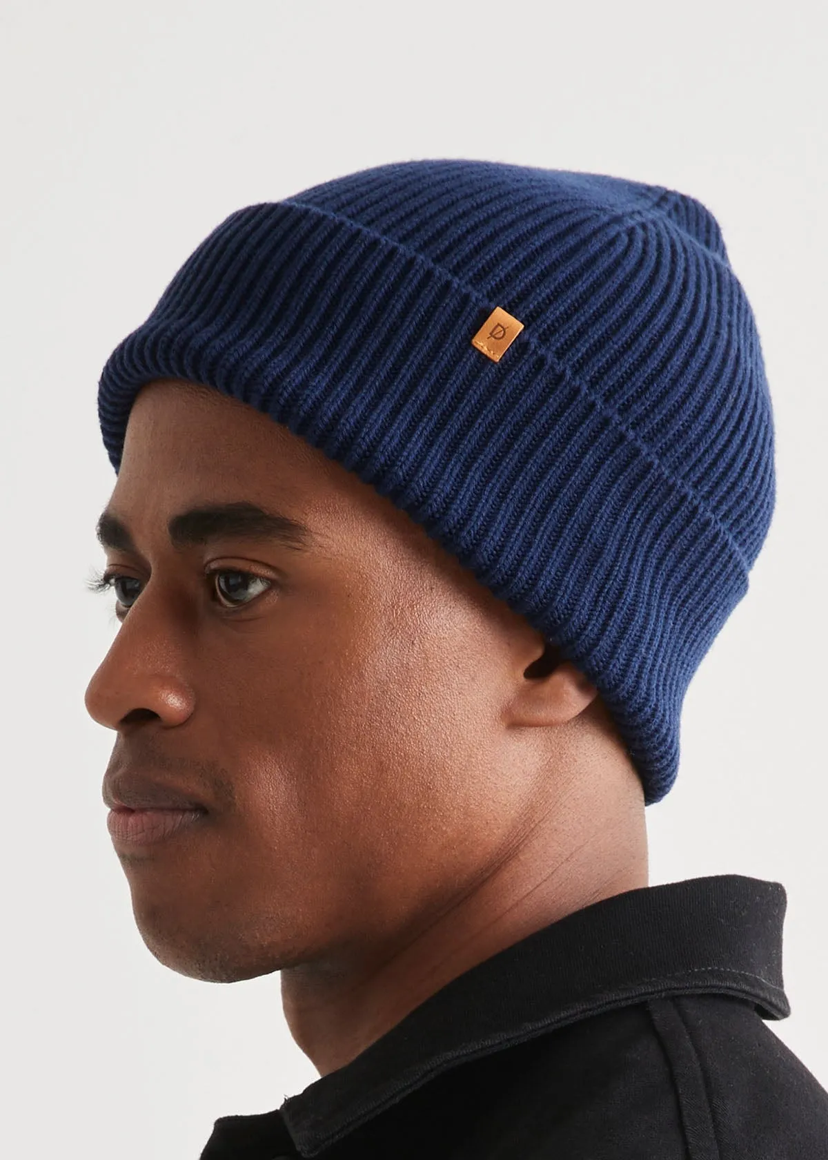 Merino Wool Toque - Marine