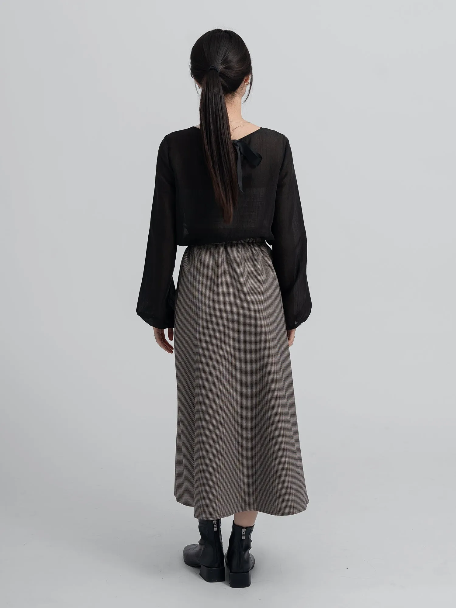 Miriam Buckled A-line Skirt