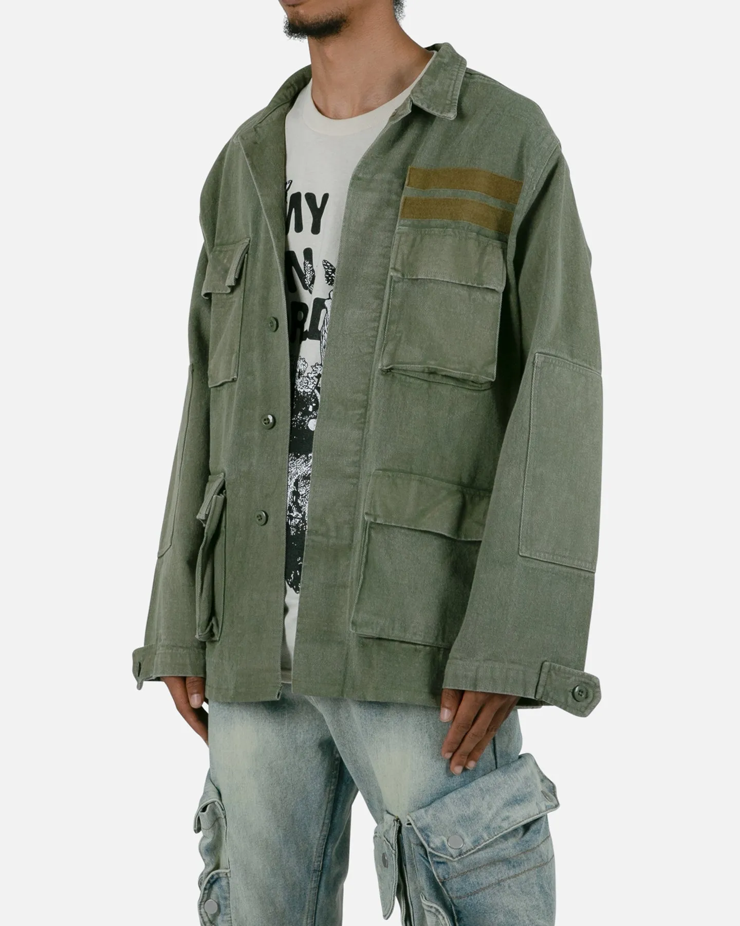 MNML Vintage Army Jacket Olive