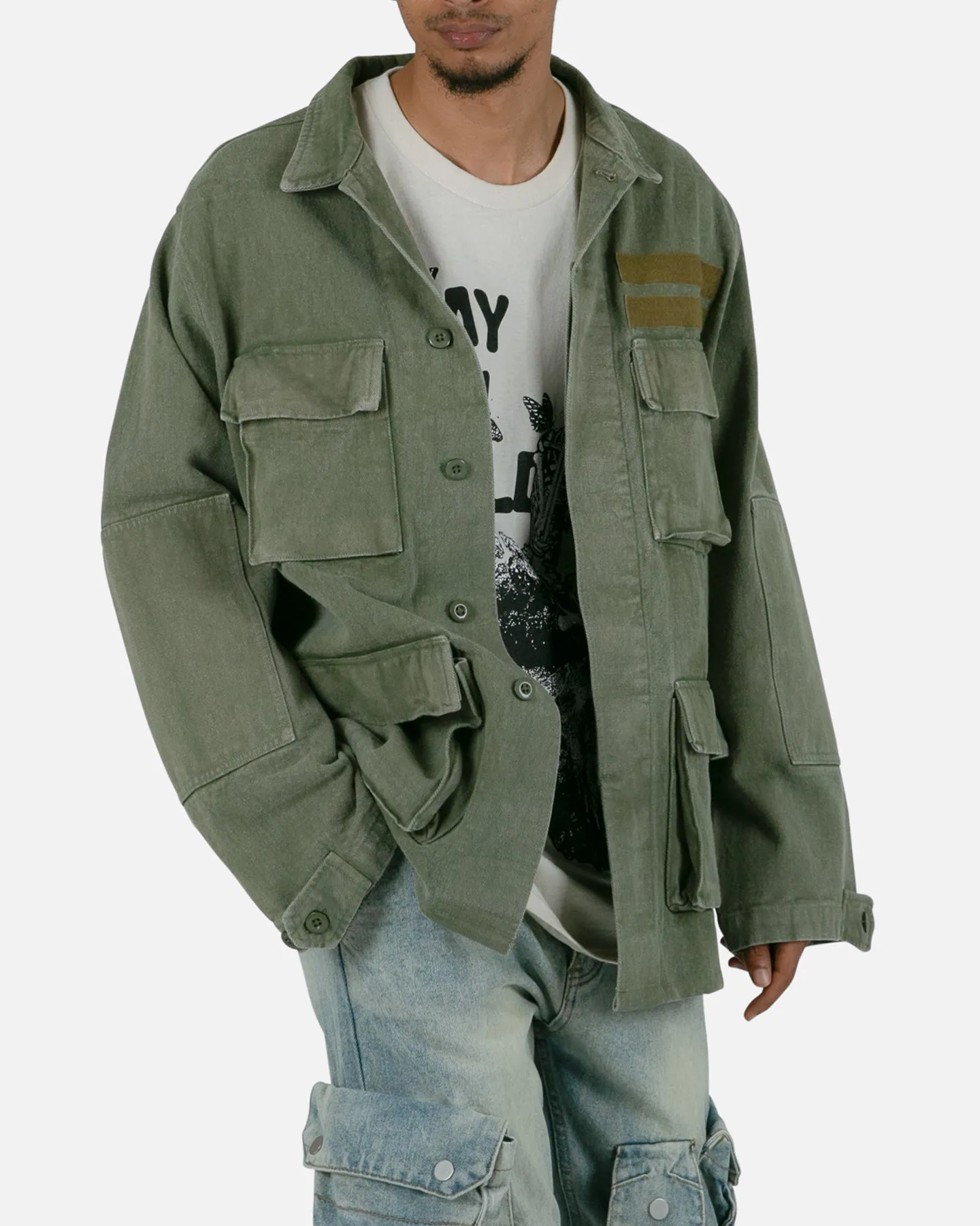 MNML Vintage Army Jacket Olive