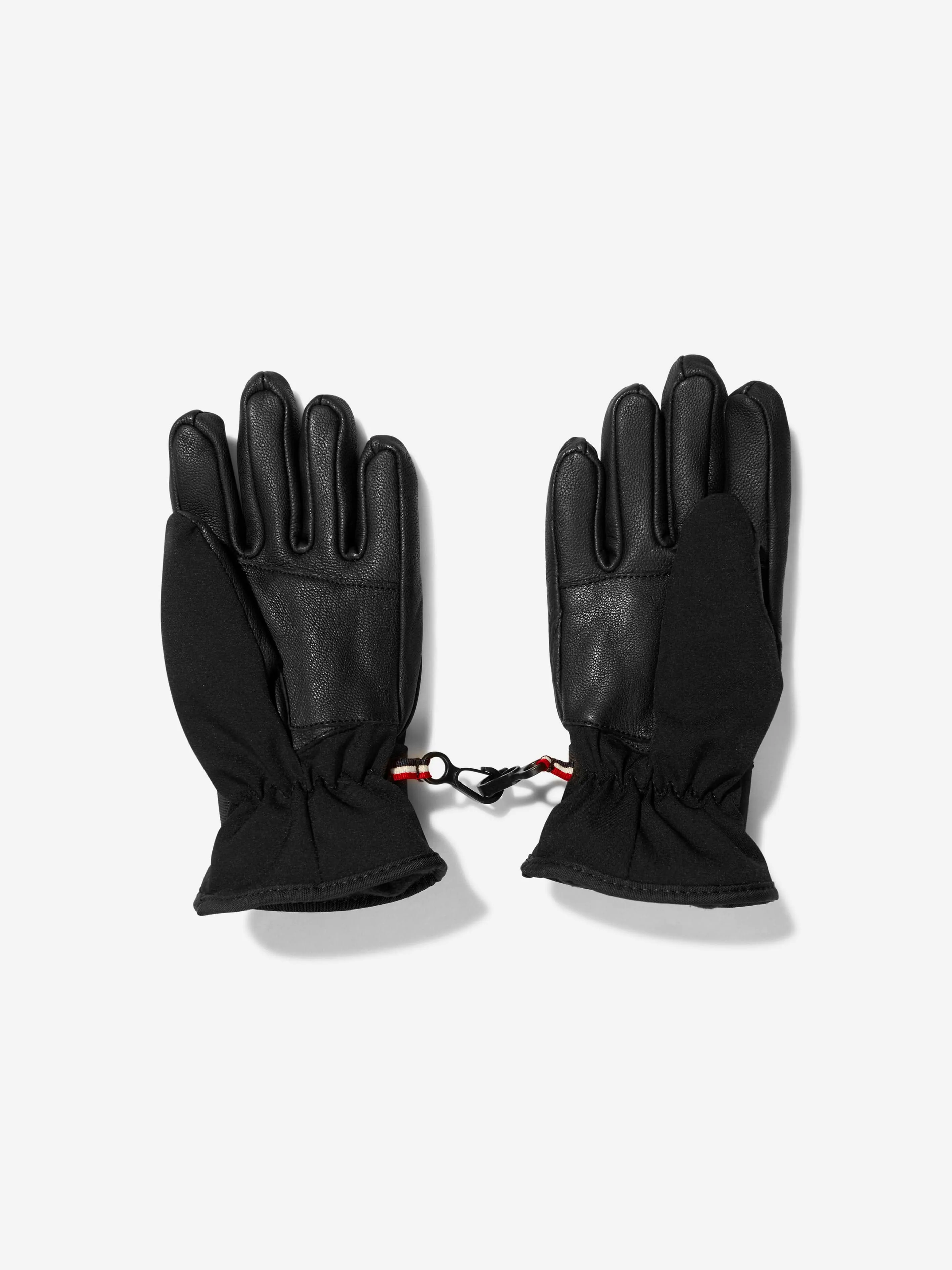 Moncler Enfant Kids Logo Ski Gloves