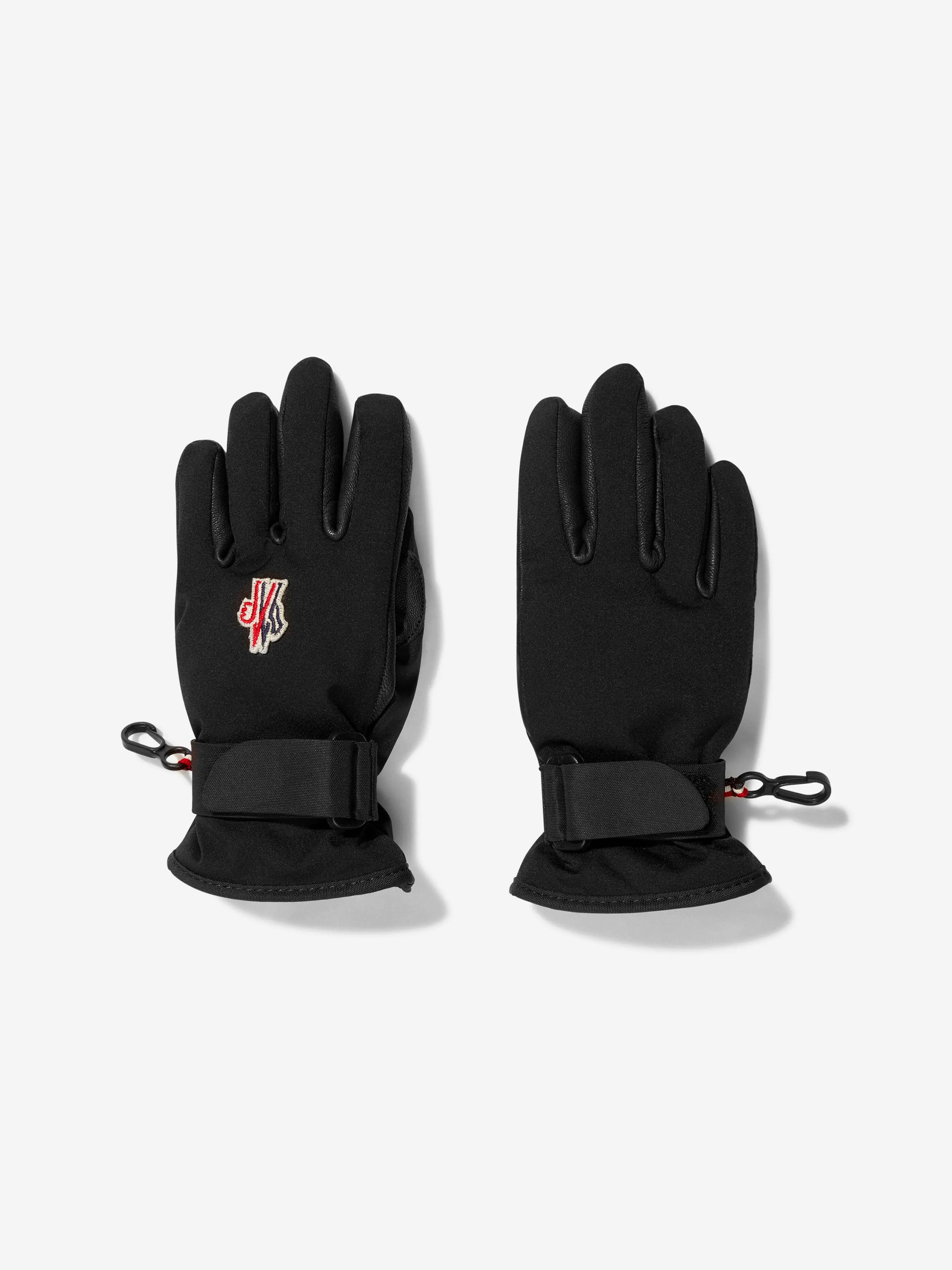 Moncler Enfant Kids Logo Ski Gloves