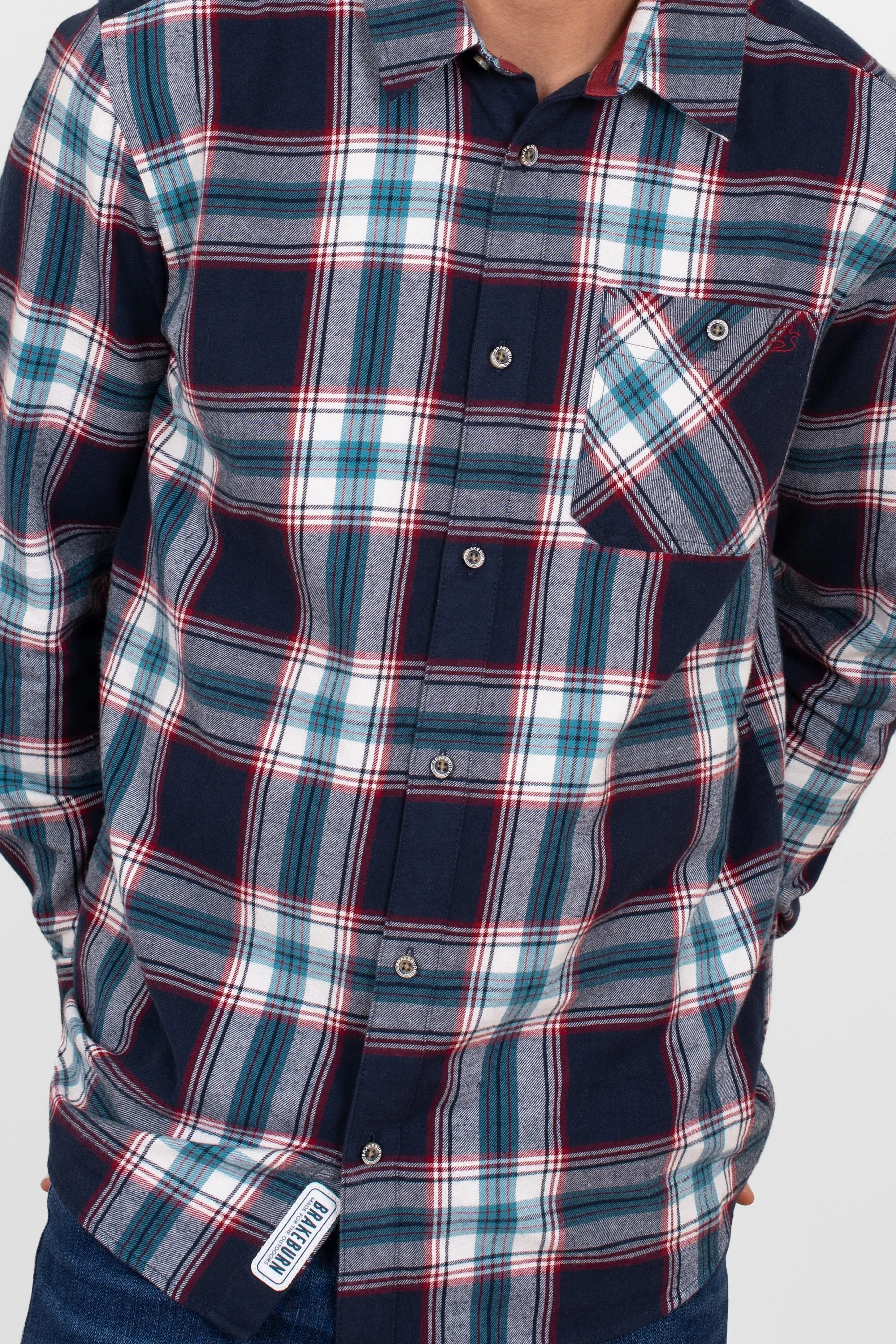 Navy Checked Shirt