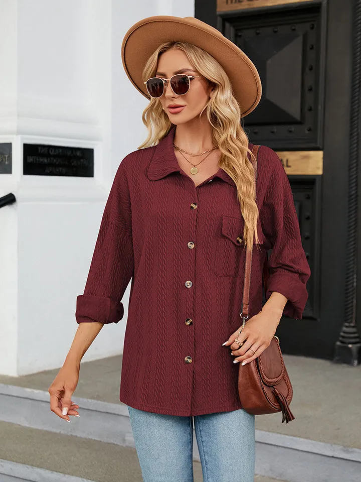 Nsquared Collared Neck Buttoned Shirt