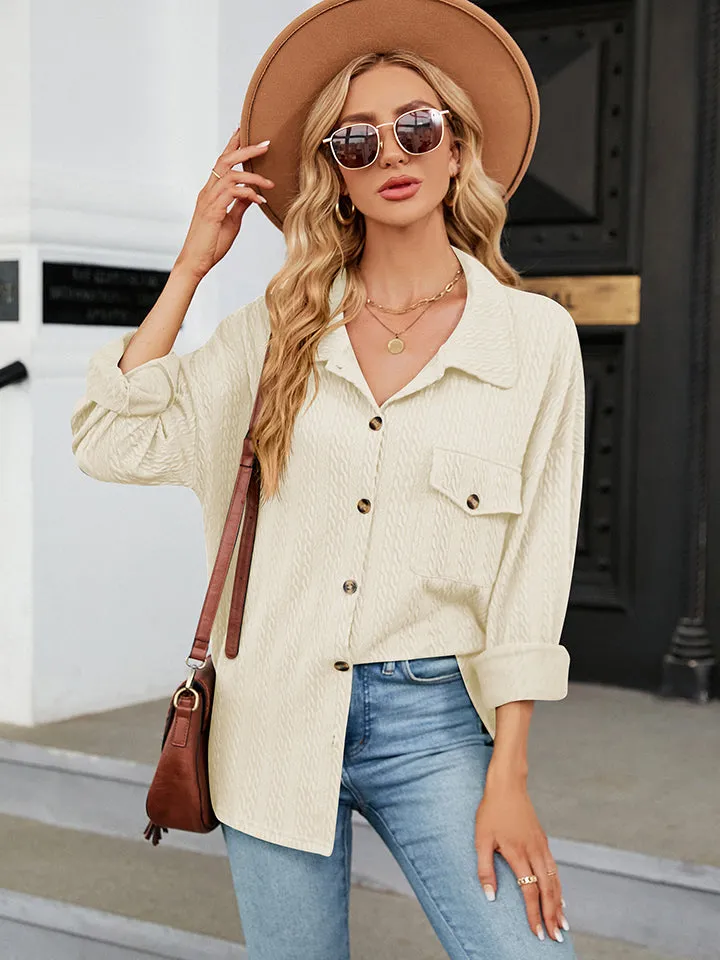 Nsquared Collared Neck Buttoned Shirt