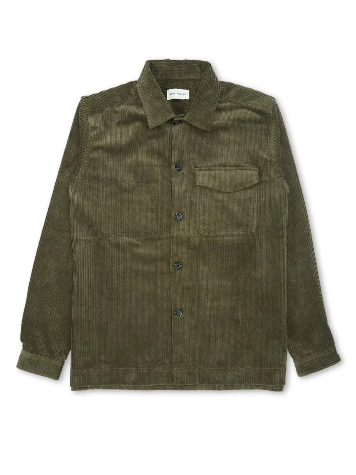 Oliver Spencer Killard Jacket Deakin Cord Green