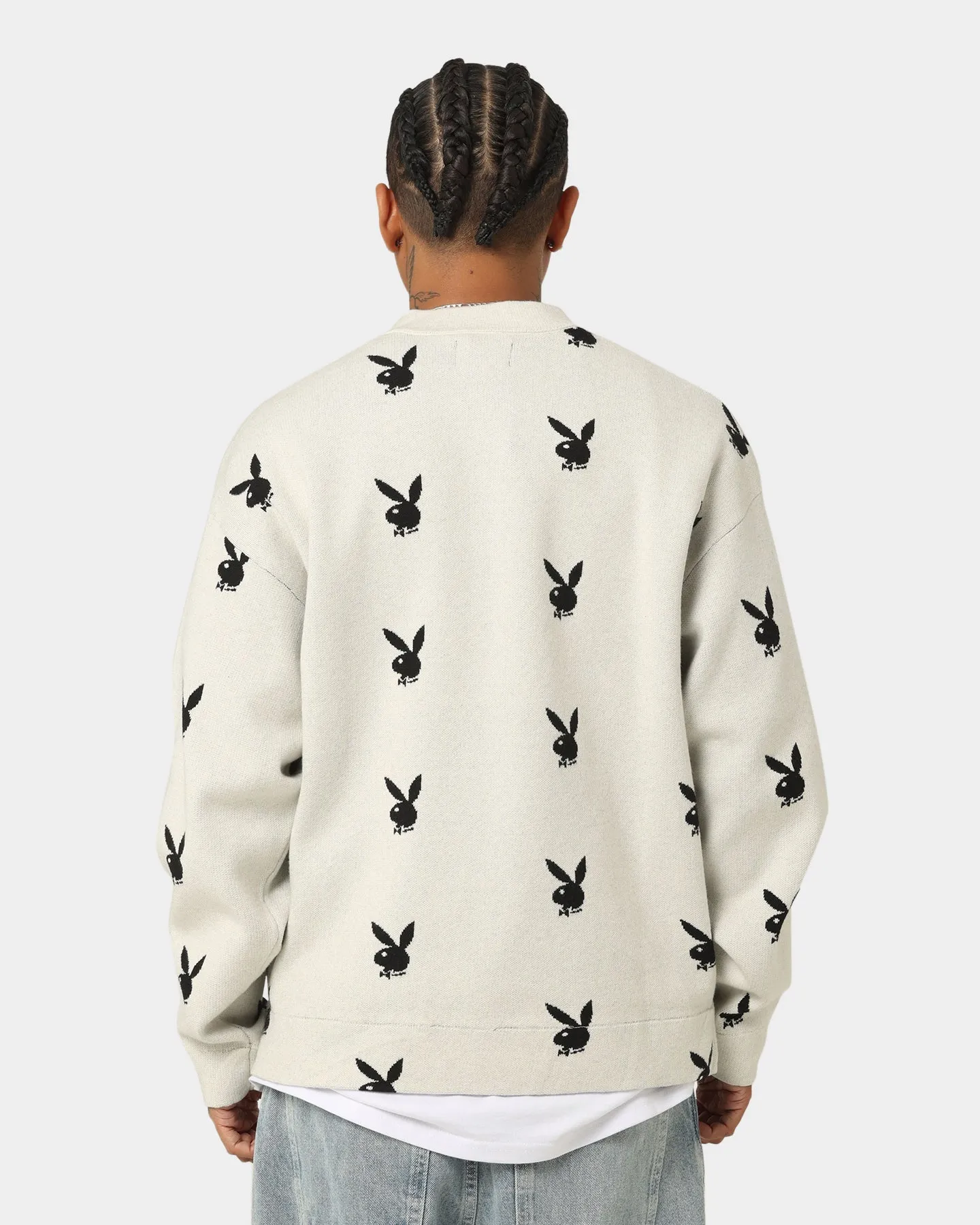 Playboy By CK Bunny Knit Sweater V2 Off White