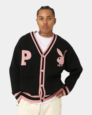 Playboy By CK Collegiate Cardigan Black/Pink