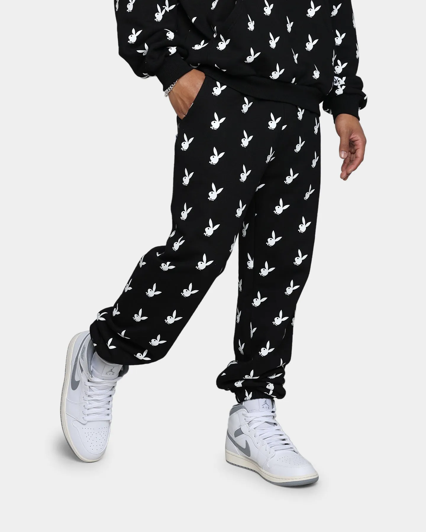 Playboy By CK Players Trackpants Black/White