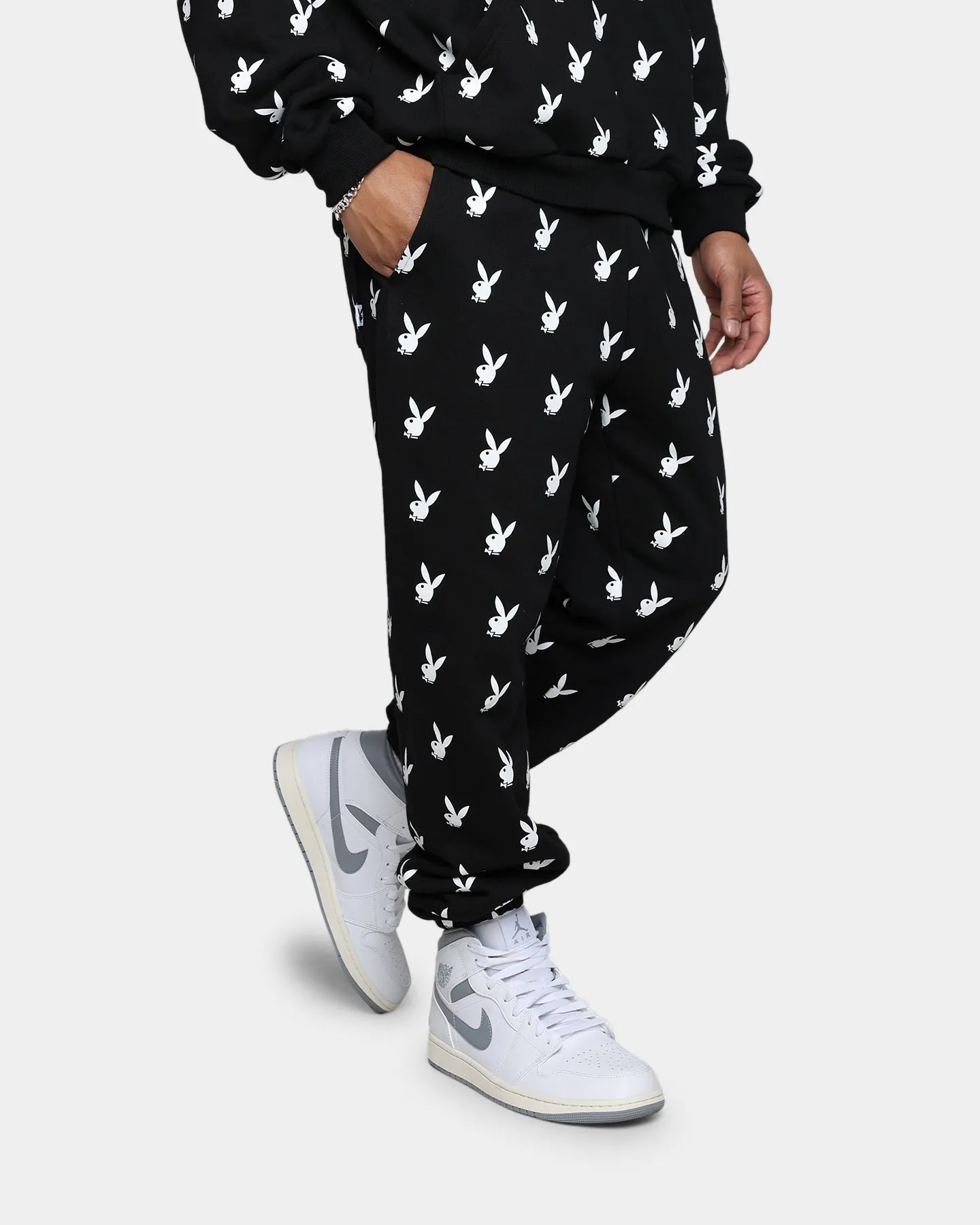 Playboy By CK Players Trackpants Black/White